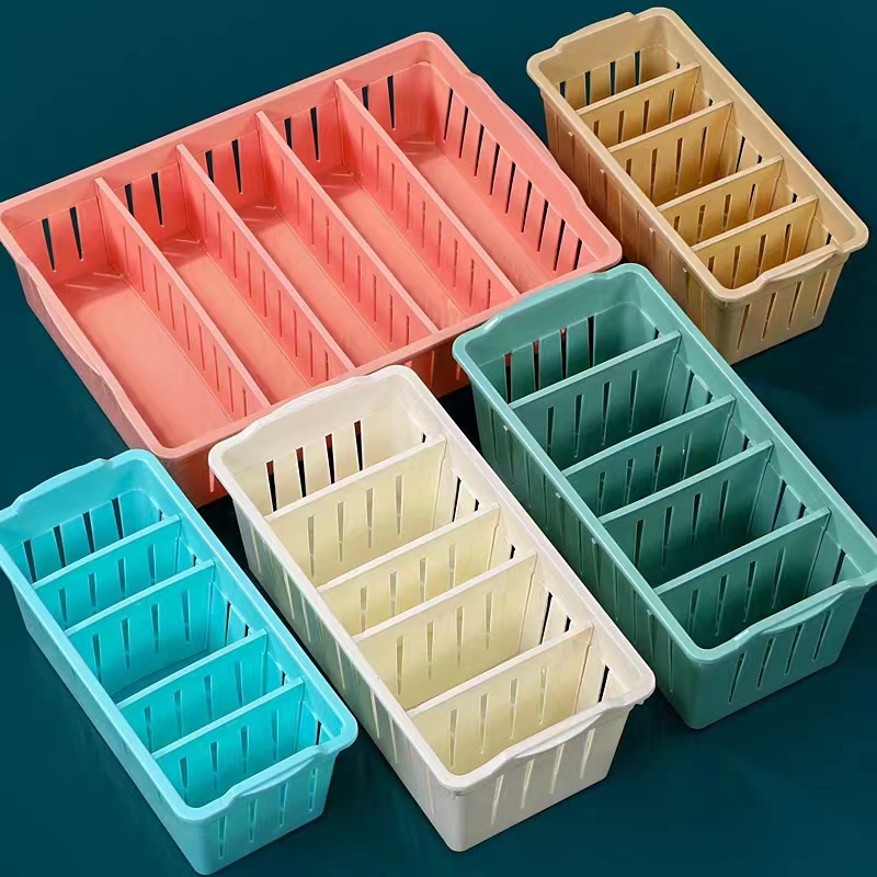 塑料分格收纳筐