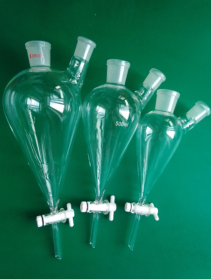 双口梨形分液漏斗（四氟活塞）